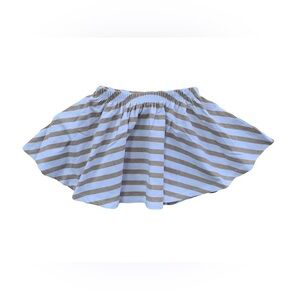 June & January Size 2T Tan and White Striped Twirl Skirt